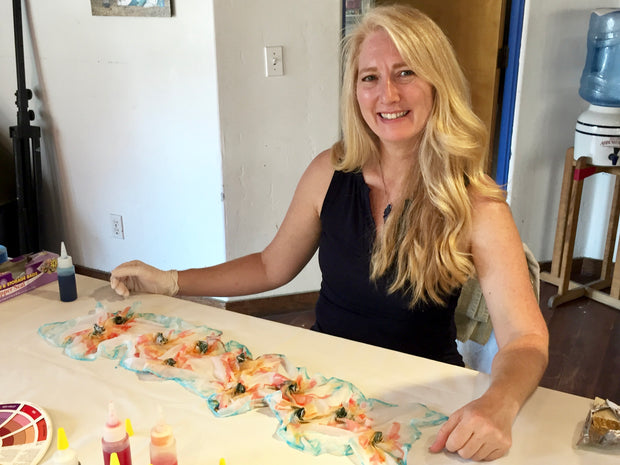 Silk Scarf Painting Class