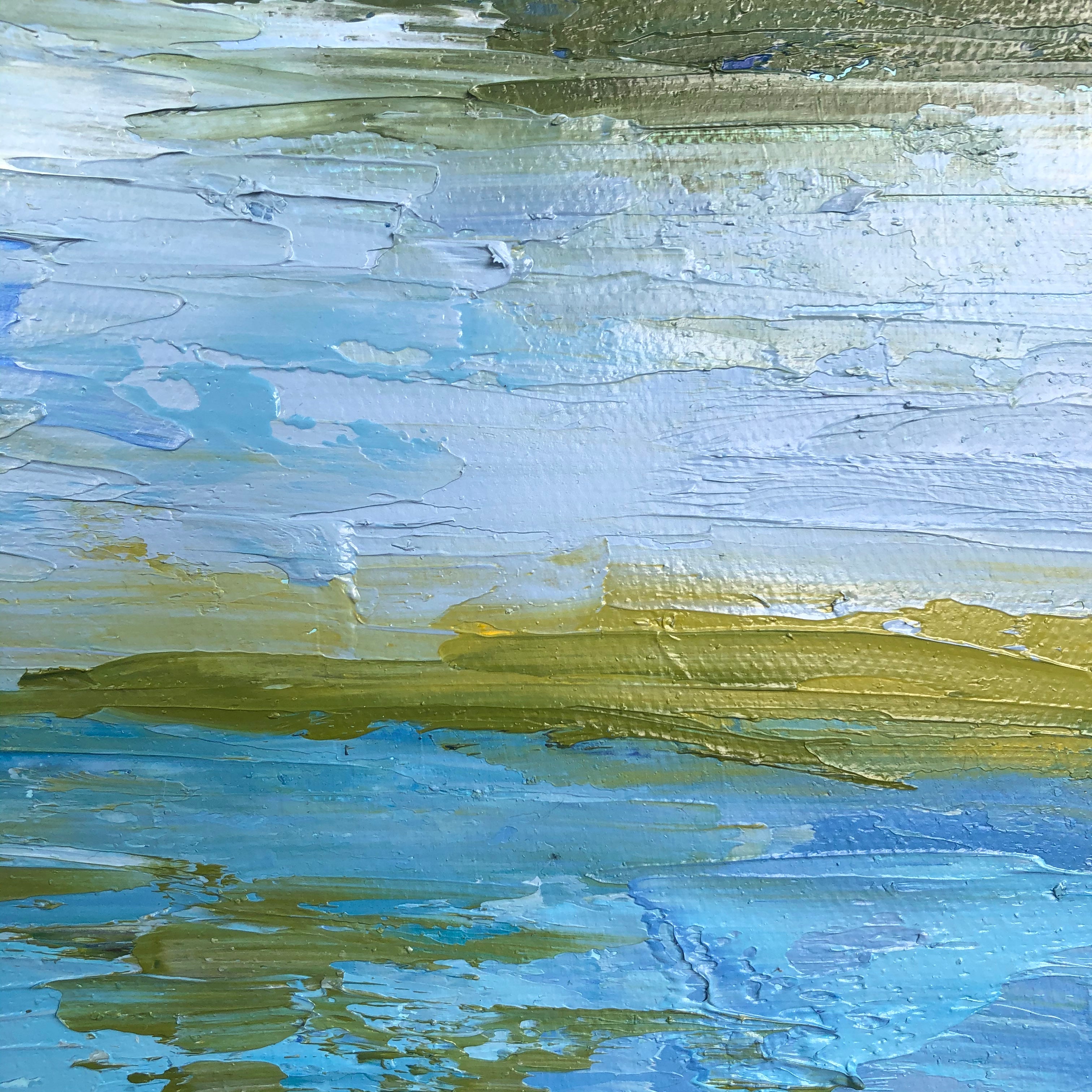 Palette Knife Newport Back Bay Painting - 140