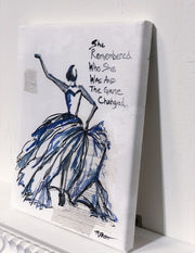 She Remembered - Blue Dancer Giclée Print - 1010