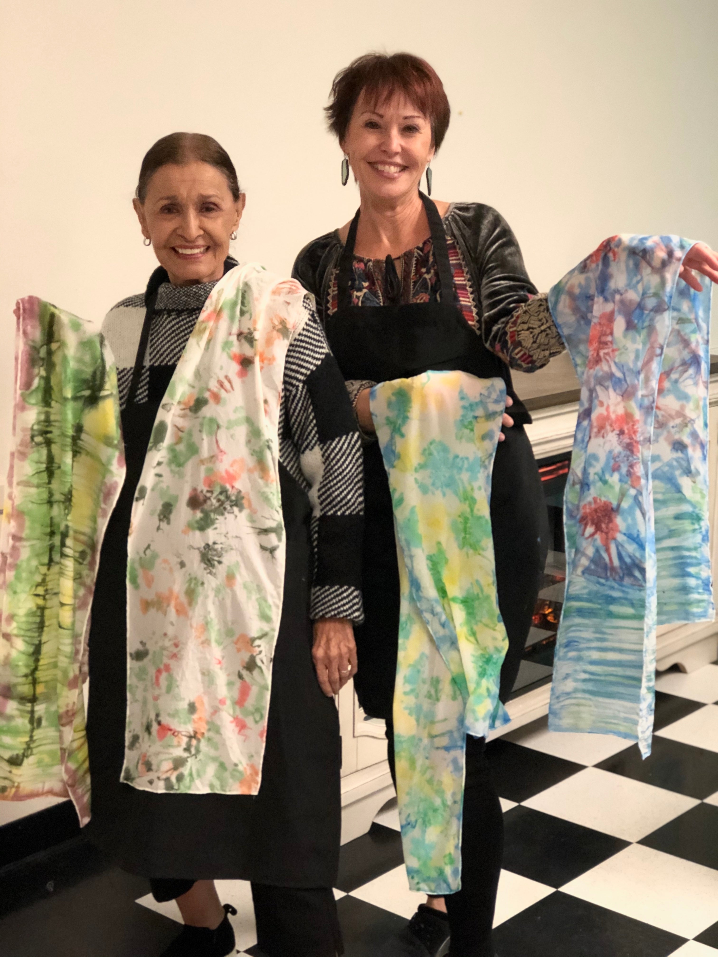 Silk Scarf Painting Class