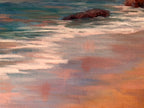 Sunset Reflections - California Painting - 156