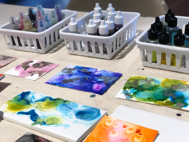 Abstract Alcohol Ink Class