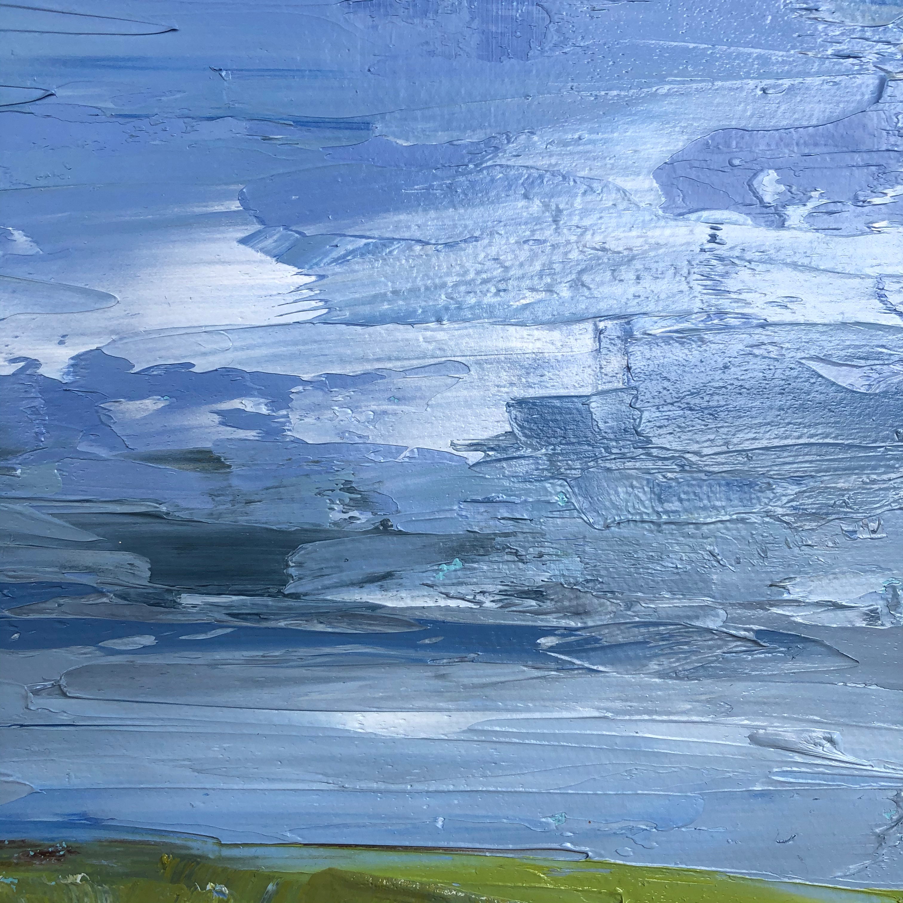 Palette Knife Newport Back Bay Painting - 140