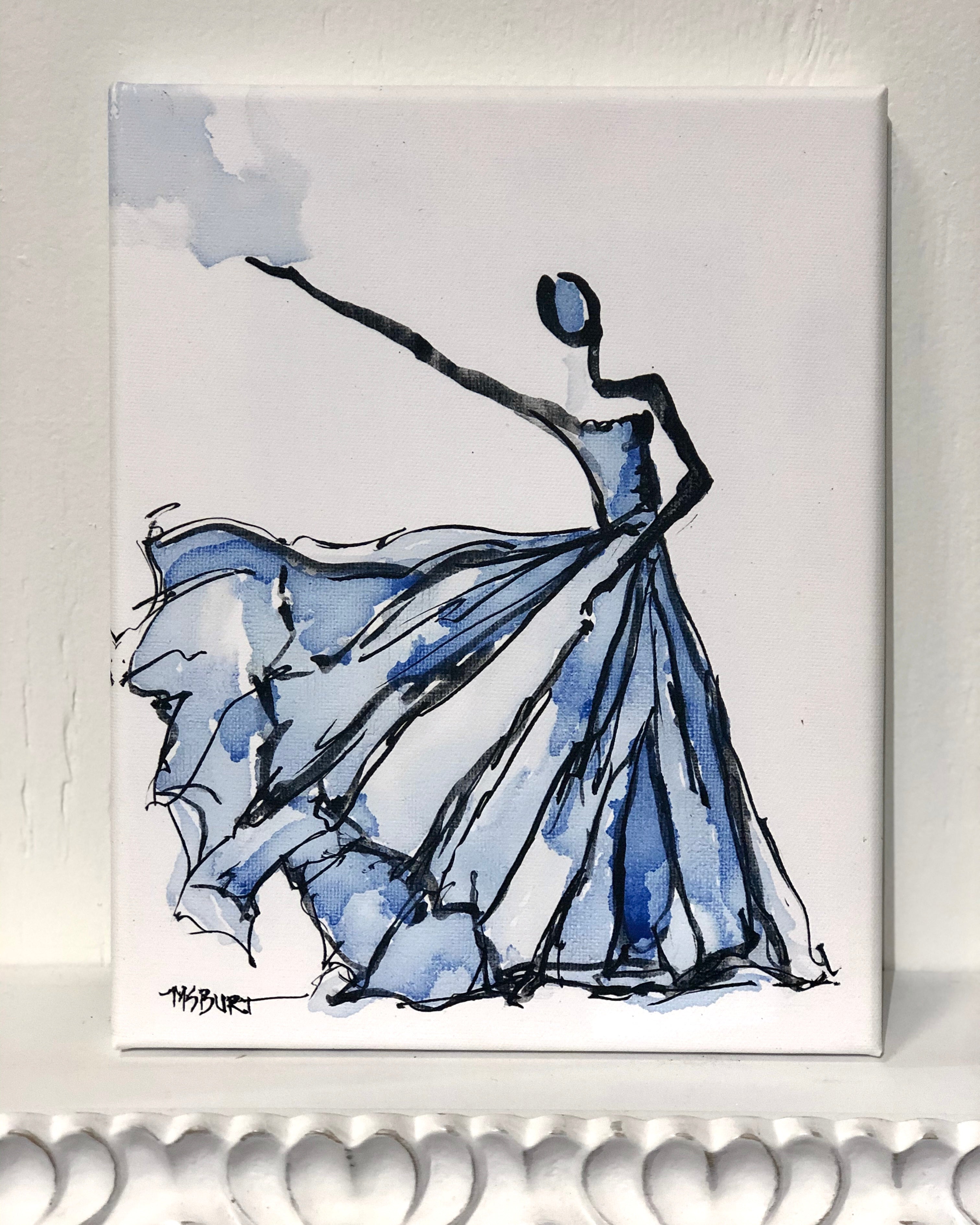 Mysterious Gem - Dancer Giclée Print - 1021
