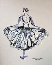Ballerina Painting by Artist Michelle S. Burt