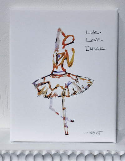 Live Love Dance - Dancer Giclée Print - 1011