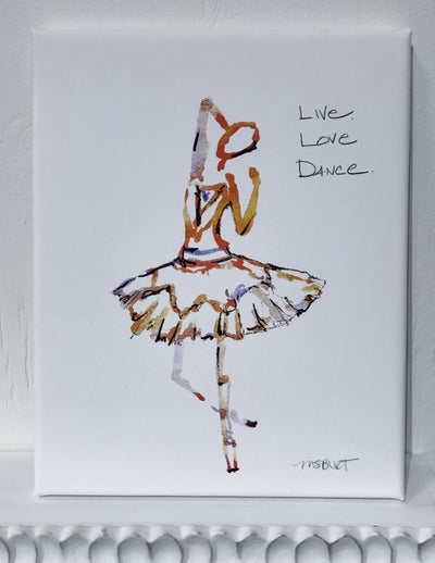 Live Love Dance - Dancer Giclée Print - 1011