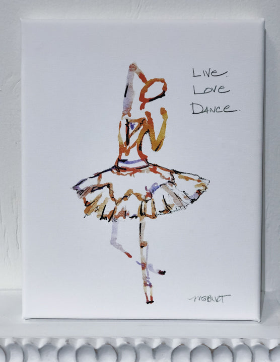 Live Love Dance - Dancer Giclée Print - 1011