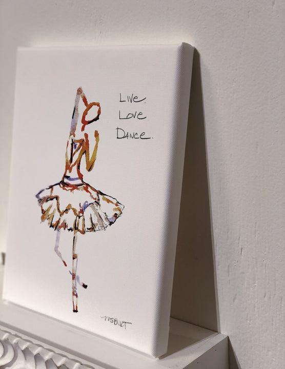 Live Love Dance - Dancer Giclée Print - 1011