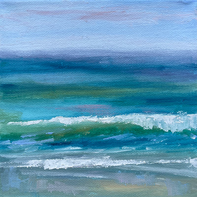 New Day - Wave Oil Painting - 536