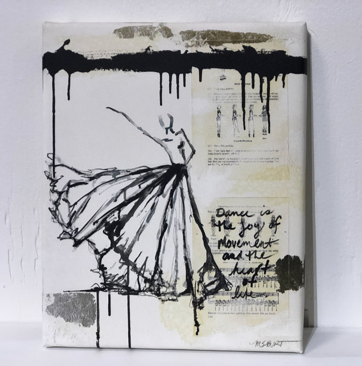 Dance is the Joy of Movement - Dancer Giclée Print - 1002