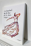 She Remembered - Red Dancer Giclée Print - 1015