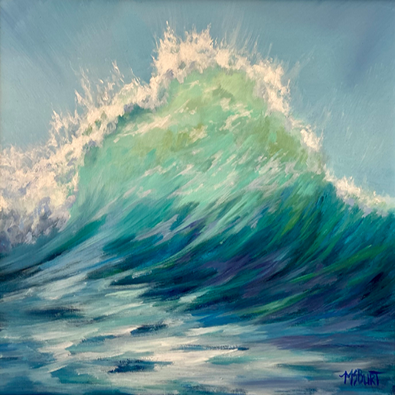 Wave Painting in Acrylic Class