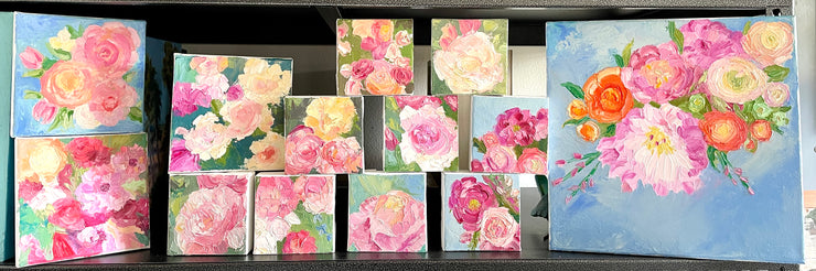 "Femme Floral" - Floral Painting Series 16